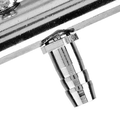 Aquarium Air Valve, Air Splitter Aquarium Tubing Connectors, Steel Aquarium Air Pump Accessories, Aquarium Aalve Aplitter for Fish Tank Air Pumps (8 to 4mm Two-Hole Splitter Head) - size: 8 to 4mm two-hole splitter head