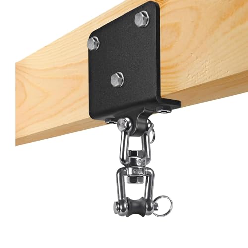 Kipika Heavy Bag Hanger Wall Mount Punching, Rotatable Heavy Duty Boxing Bag Bracket for Home Gym Indoor, Adjustable Length for Kickboxing Bag, Muay Thai Bag,Speed Bag - color: 360° Swivel beam hanger