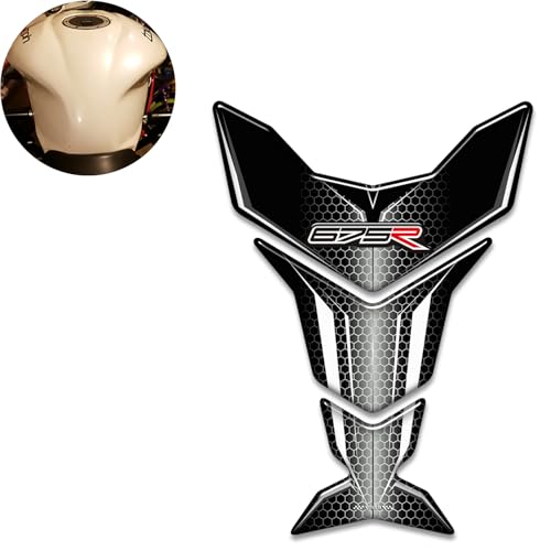 Motorcycle 3D Tank Pad Compatible with Triumph Street Triple Daytona 675 765R RS Stickers Gas Kit Knee Fish Bone Tank Pad Decals Fit for 675 765 R RS Stickers Decals Tank Protection Waterproof (A-23) - color: A-23