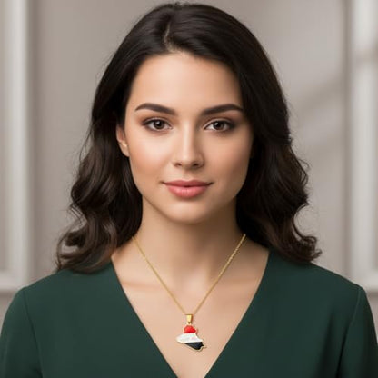 Iraq Map Flag Pendant Necklace for Women and Men – Stainless Steel Allah Name Iraq Map Pendant Necklaces - Meaningful Iraq Jewelry Gift - color: Gold 1