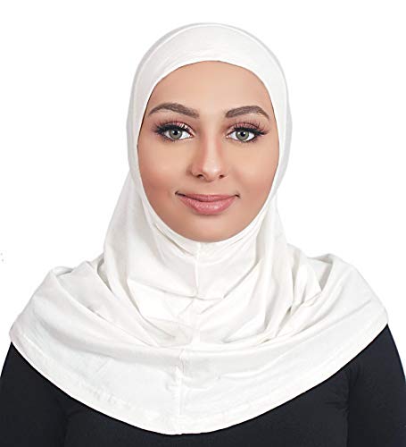 Hijab Al Amira 2 pcs - Al Amira 2 pcs Hijab Underscarf, Bandana - Hijab Accessories - color: Off-white