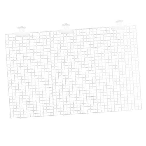 Happyyami 1set Aquarium Divider Fish Tank Separation Tool High-Transparency for Breeding Easy to Install Panels Cups for Fish Isolation - color: Transparent