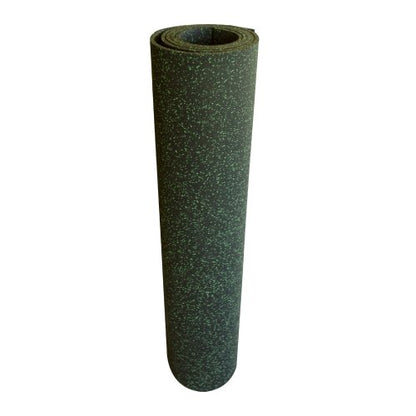 Rubber-Cal Elephant Bark Flooring 3/8-inch T x 4-feet - color: Green Dot, size: 48"L x 48"W x 0.4"Th