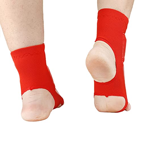 Taekwondo Foot Protector Boxing Foot Protector, Taekwondo Foot Pads Boxing Foot Protectors Adult Training Taekwondo Gear Non Slip Impact Ankle Pads Protective (L)