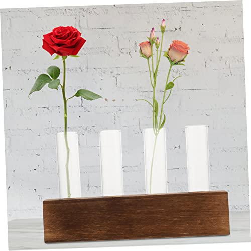 Abaodam Glass Flower Tubes Cleaning Brush Plant Terrarium Air Plant Holder for Home Decor