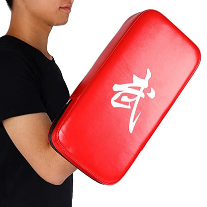 Taekwondo Kick Pad PU Muay Thai Pads MMA Karate Kick Pads Kickboxing Training Pads Martial Arts Punching Pads Leather Strike Kicking Pad