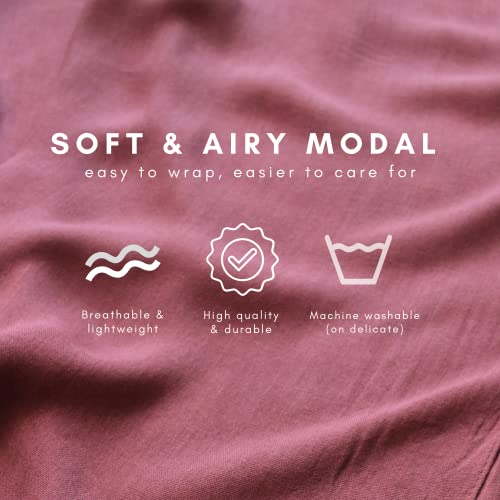 Modal Hijab for Women | Headscarf - color: Petals Modal - Plain Hijab