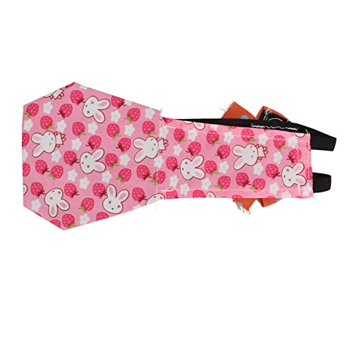 SUNGOOYUE Handle Fish Tank Scrubber Polyester Aquarium Double Sided Sponge Brush Long Handle Glass Cleaning Tool for Fish Tank Aquarium Use 1 Piece (Pink Rabbit) - color: Pink Rabbit, size: S