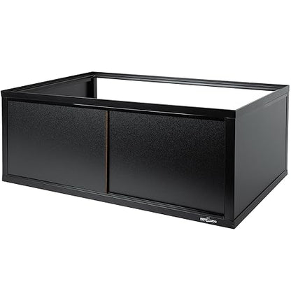 REPTI ZOO Deluxe Terrarium Stacker with Front Sliding Doors, Reptile Tank Stacker Suitable for Stacking 30" W and 12" D Terrariums, 30" W X 12" D X 10.5" H - size: Terrarium Stacker(30"W X 12"D X10.5"H) )