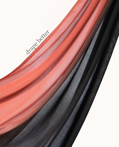 Special Ombre Modal Cotton Hijab Scarf for Women, Graceful Gradient Muslim Head Scarfs - color: Ombre Clay Brown