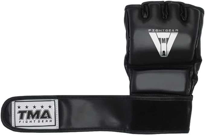 TMA MMA Gloves, for Training Grappling Punching Bag, Kickboxing Gloves, MMA Training Gloves, MMA Sparring Gloves - size: Small-Medium