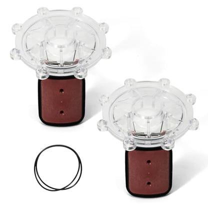 7056 2Pcs Check Valve Covers with Flapper Assembly Compatible with Zodiac Jandy Spring Check Valve Replacement# 7235,7305