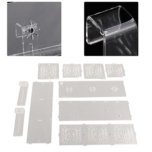 FILFEEL Premium Acrylic Fish Isolation Box, Transparent Design for Breeding and Observing, Easy to Install with Hook and Sucker, Sturdy and Impact Proof, Double Fixation to Prevent - size: 30CM*10CM*10CM