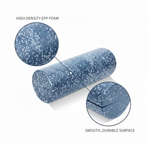 High-Density EPP Foam Roller for Exercise, Yoga & Fitness - 11.8 x 3.9 Inch Solid Core