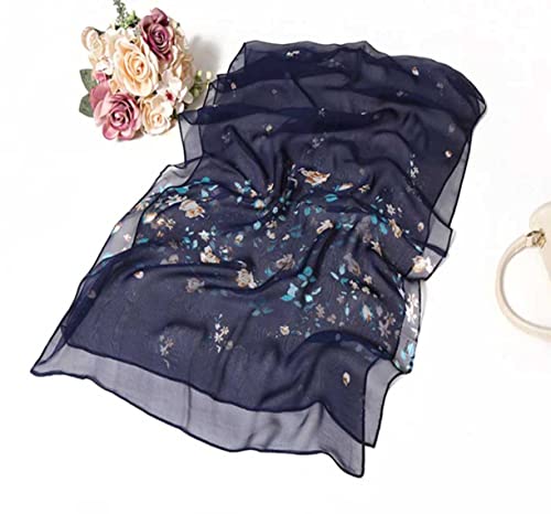Acotavie Scarfs for Women Lightweight Fashion Scarves Print Floral Pattern Scarf Shawl Wraps - color: C005