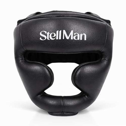 Boxing Headgear for MMA Training, Adjustable Padded Protective Helmet – Muay Thai, Kickboxing, Karate, Taekwondo & Martial Arts Sparring - size: Large-X-Large