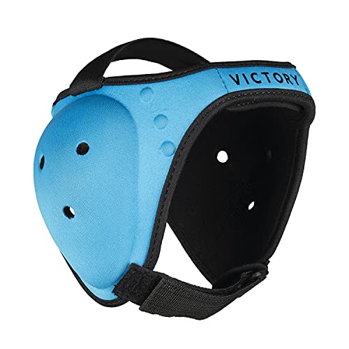 Wrestling BJJ Grappling Headgear - Adjustable Ear Guard - Ultra Soft Ear & Head Guard - Adult & Youth - color: Blue, size: Adult
