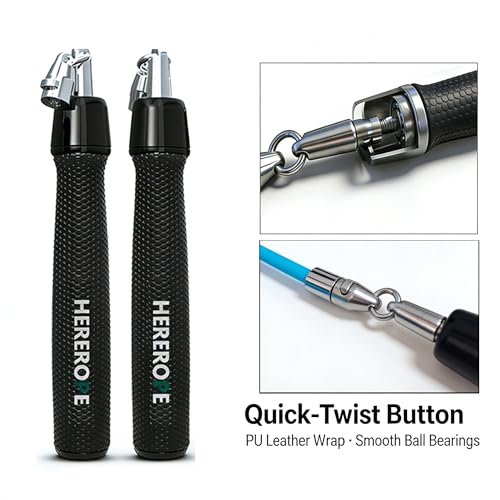 Interchangeable Weighted Jump Rope for Men and Women Fitness - Customizable Mix & Match Skipping Ropes Set, Adjustable, Durable & Versatile | Ideal for Beginners to Pros, Training & Daily Workouts - size: 1/4lb, 1/2lb Set