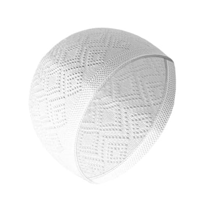 Muslims Prayer Hat Cotton Knitting Hat Solid Hat Men's Religious Hat for Adult Women - color: White