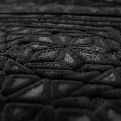 Modefa Luxury Velvet Prayer Rug with Prayer Beads | Soft Elegant Muslim Turkish Janamaz Sajada Carpet for Men and Women | Plain Solid Prayer Mat Ramadan Eid Gift - Najma (Black) - color: Najma Black