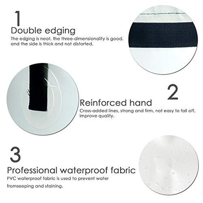 Collapsible Bucket 5 Gallon, Multifunctional Portable Folding Bucket Water Container Wash Basin for Camping Fishing Hiking Traveling Backpacking Outdoor Survival Gardening Car Washing - color: White