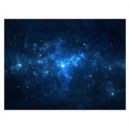 Filfeel Aquarium Background Fish Decorations Pictures PVC Adhesive Poster Stars Backdrop Decoration Paper Cling Decals Sticker(76 * 46cm)