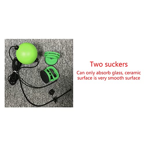 ljhnba Height Adjustable Suction Cup Boxing Reflex Speed Balls Hand Eye Reaction Training Punch Fight Ball Fitness Equipment