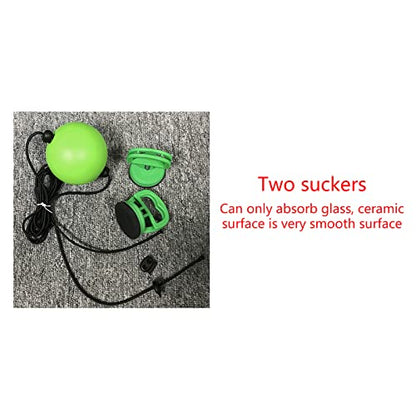 ljhnba Height Adjustable Suction Cup Boxing Reflex Speed Balls Hand Eye Reaction Training Punch Fight Ball Fitness Equipment