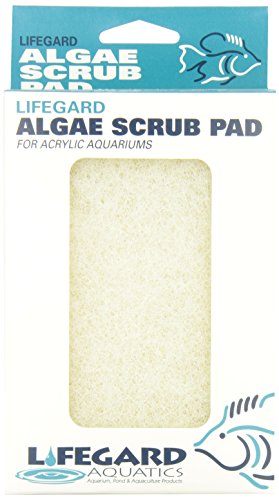 Lifegard Aquatics 4-Inch by 6-Inch White Algae Pad - size: Small