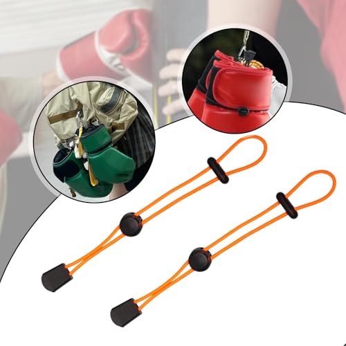 kowaku Boxing Gloves Carrying Strap Travel Carrier Gloves Punching Bag Strap,Accessory,Storage Rack,Professional Hanging Sling Leash - color: orange