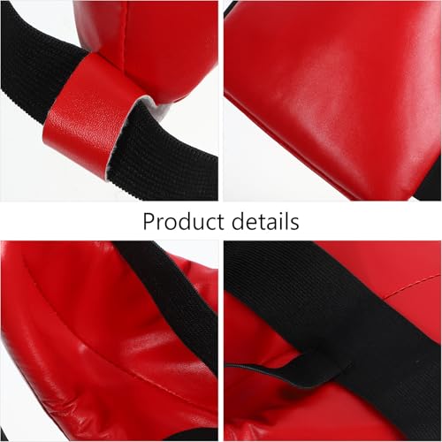 Veemoon ’s Integrated Groin Protector Guard, Comfortable Wear-Resistant Crotch Guard for Martial Arts Training, Red Protective Gear for Taekwondo, Kickboxing, and Combat Sports