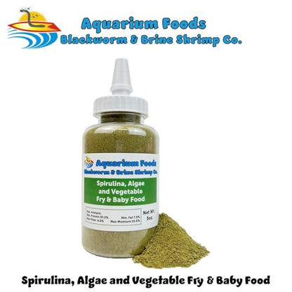 Spirulina, Algae, Vegetable Powder for Tropical Fish Fry and Babies, Corals, Anemones…5oz Squeeze Bottle - size: 5 Ounce (Pack of 1)