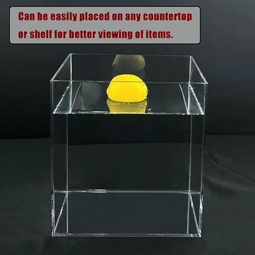 Acrylic Water Tank Deep and Shallow Sink Five-Sided Tray, 2 in Thickness Fish Tank Shooting Transparent Water Tank Pool, Food and Cosmetics Storage Box - size: 100x80x10cm/39.4x31.5x3.9in