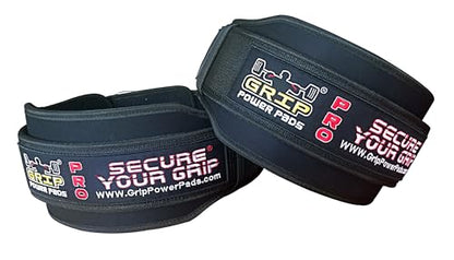 Grip Power Pads Gym Weight Lifting 6" Wide Neoprene Double Belt for Men Back Lumber Support Fitness Exercise Bodybuilding - size: Large 38"-41.5"