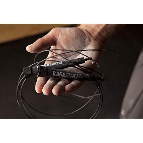 RAGE Fitness R1 Speed Rope Designed by a Jump Rope World Champion, Ideal for Boxing and Fitness Training, Adjustable 11’ Cable