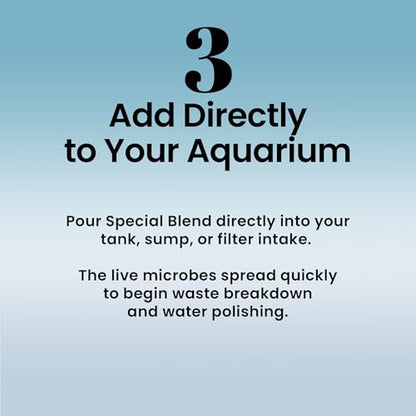 MICROBE-LIFT Special Blend Aquarium Water Care Treatment, Cleaner & Clarifier for Fresh and Saltwater Fish Tanks, Reduces Maintenance & Helps with Aquarium Algae Control and Odor, 4 Ounces (SBH04) - size: 4 ounces