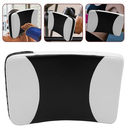 SHERCHPRY Taekwondo Kick Pads Sparring Gear for Black-White Large Handheld Kicking Targets Curved Shield for Martial Arts Training and Coaching
