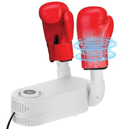 Boxing Glove Dryer, Portable Shoe Boot Dryer with Intelligent Timer, 360° Hot Air, Foldable for Gloves, Shoes, Socks