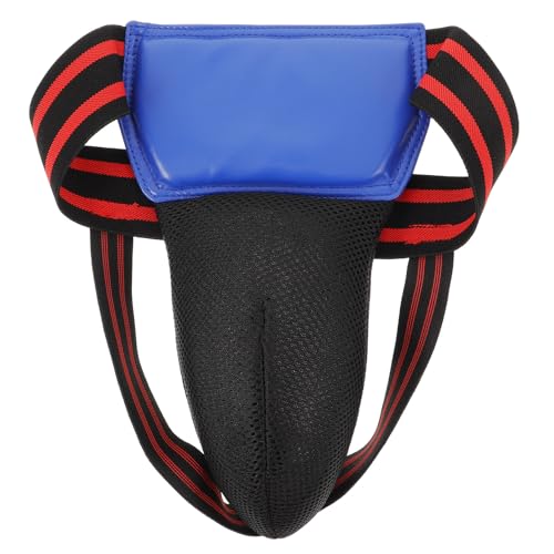 PRETYZOOM Groin Protector Boxing Athletic Cup Blue MMA Groin Guard Training Sparring Gear for Martial Arts Taekwondo Football