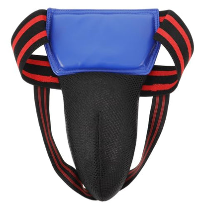 PRETYZOOM Groin Protector Boxing Athletic Cup Blue MMA Groin Guard Training Sparring Gear for Martial Arts Taekwondo Football