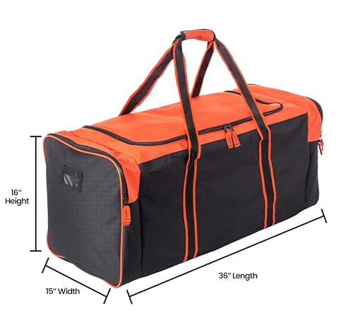 튼튼한 멀티 포켓 내구성 스포츠 체육관 장비 여행 더플 백 - color: XL 91.4cm(36인치) 오렌지, size: 36IN