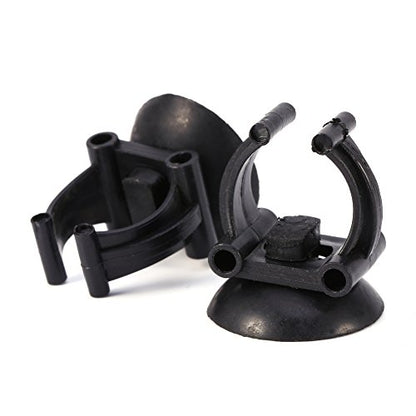 Silicon Suction Cup Sucker Clips, Holder Aquarium Fish Tank Air Line Pipe Tubing, Let You Easily Raise Fish at Home, for Standard Airline Tubing Clear Air Hose Holder