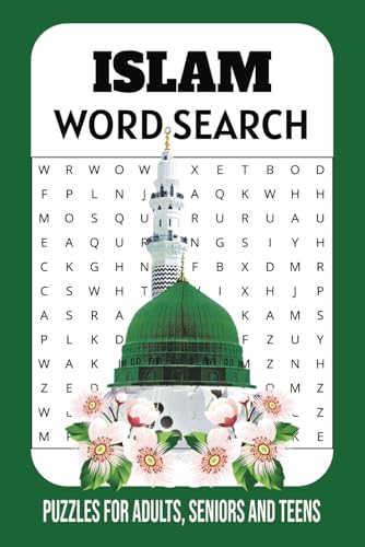 Islam Word Search Puzzle Book: Word Searches with Easy to Read Print about Islam, Islamic terminology, Ramadan and More. 6x9 inches, 110 Pages. 50+ ... Gift for Vacations, Holidays and Free Times