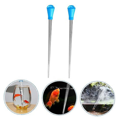 Baluue 2pcs Graduated Plastic Droppers Straight Tip Laboratory Pipettes for Precision Liquid Transfer for Kitchen and Aquarium Use Food-grade Material Easy to Handle