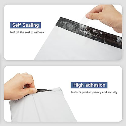 KKBESTPACK Poly Mailers Shipping Envelope Self Sealing Bags (12x15.5 200pc) - size: 12" x 15.5" 200pcs