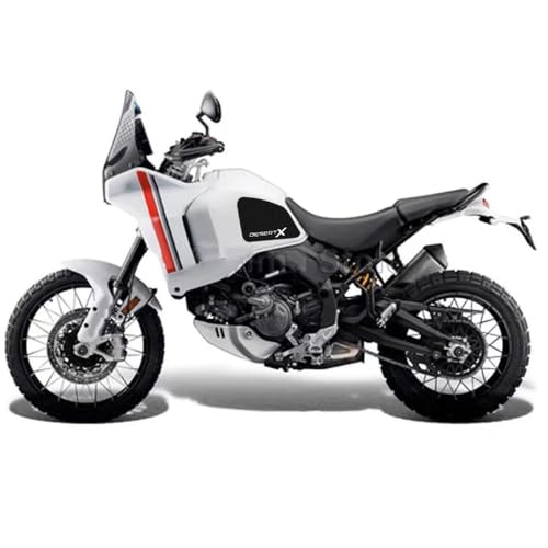 Motorcycle Knee Traction Pad Tank Anti Slip Traction Side Pad Knee Grip Decal for Desert X Dashboard - color: Transparent
