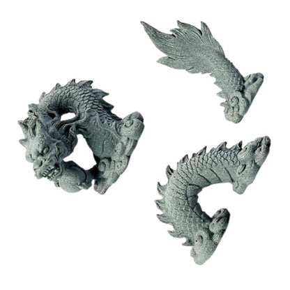 Ipetboom 1 Set Fish Tank Decorations Animal Dragon Sculpture Decor Decorative Dragon Decor Ornaments Decorative Figurine Modeling Synthetic Resin China Office