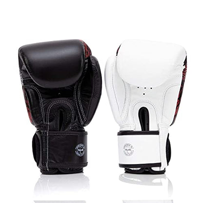 Fairtex Beauty of Survival Limited Edition Boxing Gloves | Premium Craftsmanship |Full-Grain Leather| Stylish Design | Adjustable Fit | Unique Artwork | Hook and Loop Straps - size: 8 oz