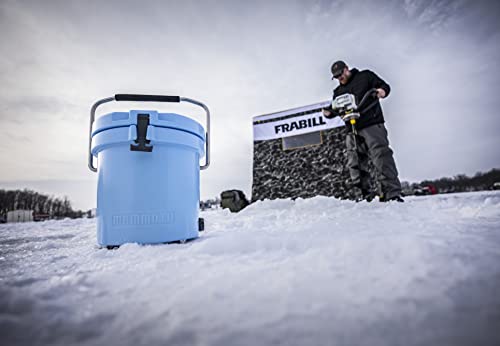 Mammoth Live Bait Bucket, Insulated Bait Bucket with 10 Quart Capacity, Great for Daily Trips and Fishing Tournaments - style: Light Blue