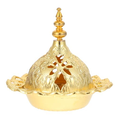 DOITOOL Charcoal Frankincense Incense Resin Electric insence bakhoor Oil Coal Burning Myrrh kit Gold incienso Oud Bowl Cauldron lamp Set Metal quemador Copal Brass Stick Tray